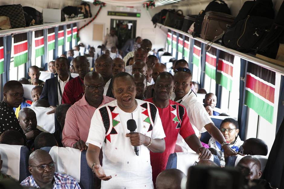 'to get rich, build roads first.' or, in this case, a railroad that has become a lifeline in kenya