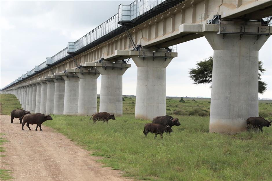 'to get rich, build roads first.' or, in this case, a railroad that has become a lifeline in kenya