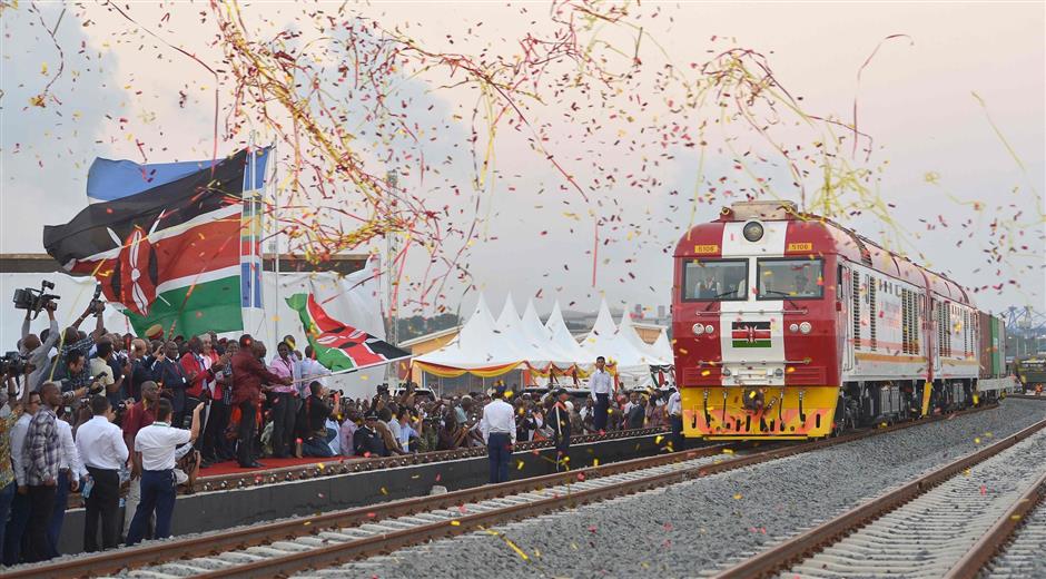 'to get rich, build roads first.' or, in this case, a railroad that has become a lifeline in kenya