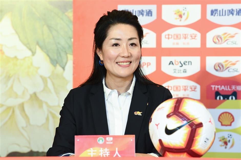 the former football pro passing her skills to shanghai's youth