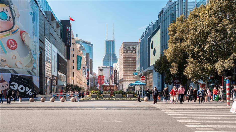 nanjing road pedestrian mall to issue shopping coupons for new year