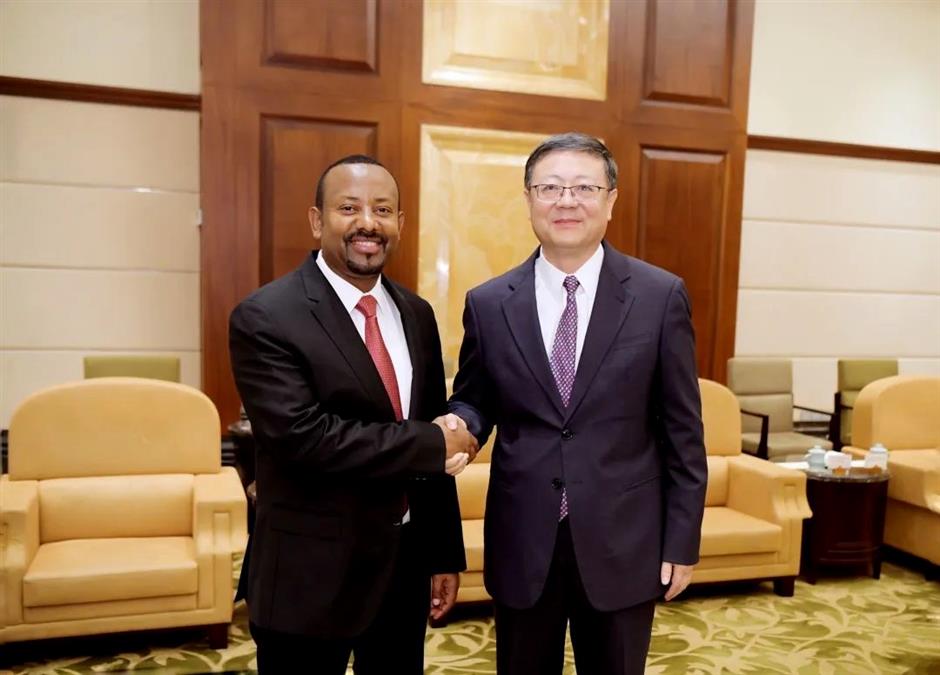 shanghai and ethiopia promote practical cooperation