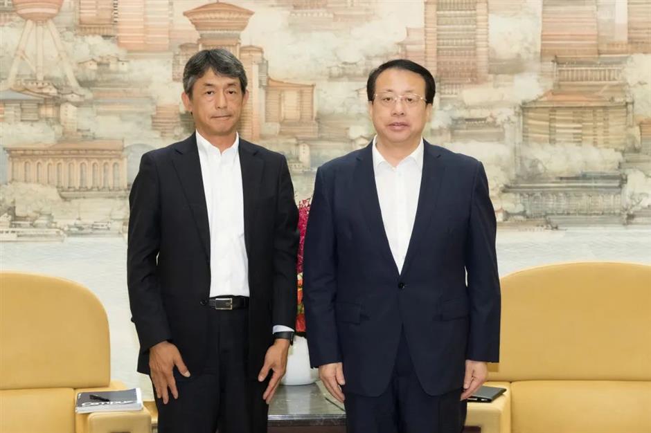 shanghai mayor meets president of toppan photomask