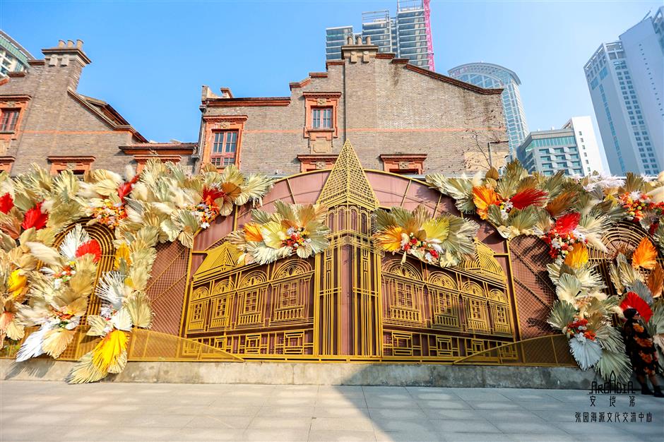 shanghai-style culture center opens in revival of historic zhangyuan